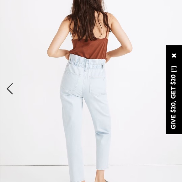 Madewell 90’s paperbag jean - Picture 3 of 9